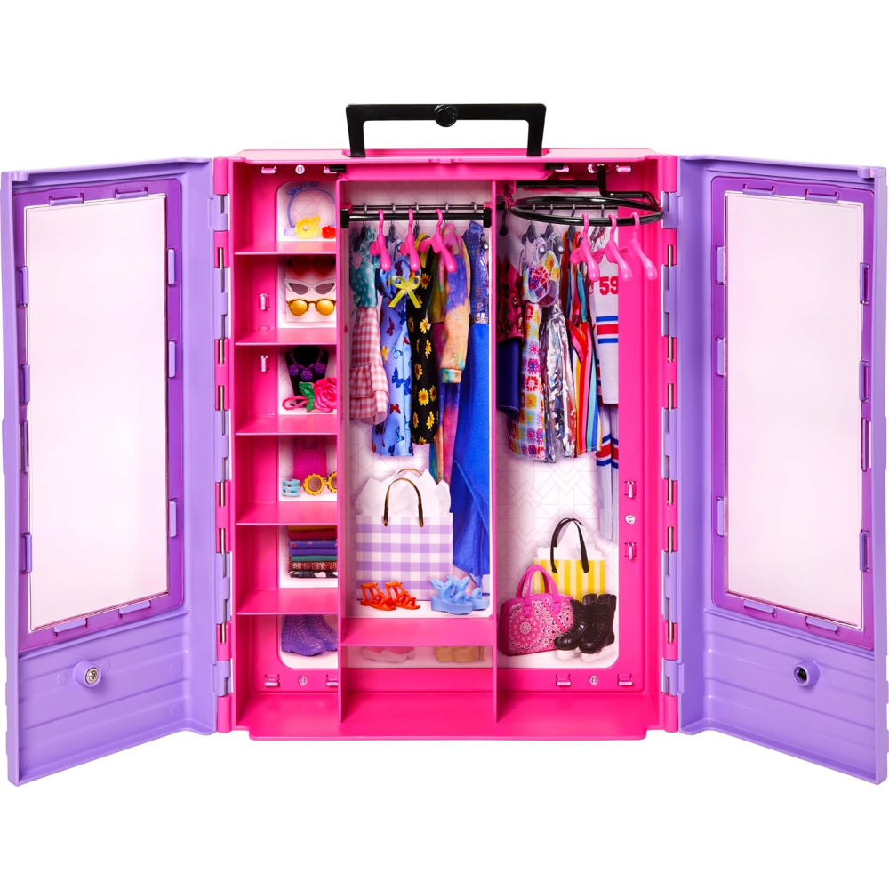Barbie Fashionistas Ultimate Closet with 6 Hangers