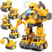 5-in-1 "Zoarium" DIY Deformation Robot Toy Set