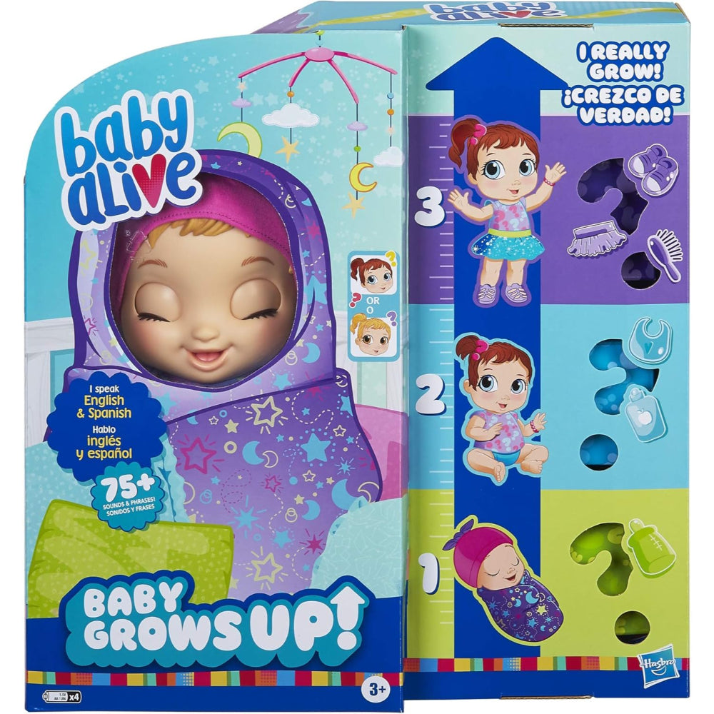 Hasbro My Piccola Baby Baby Grows Up Talking Doll