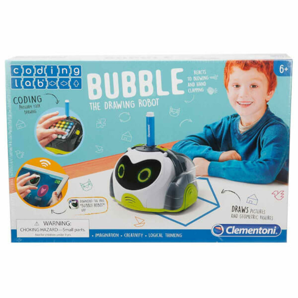 Clementoni Robot interactiva programabila Bubble Robot