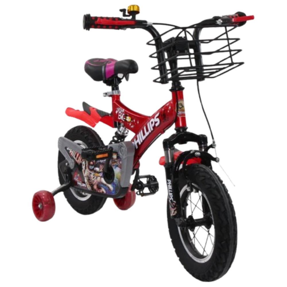 12-Inch Red Bicycle for Toddlers – Lightweight & Durable