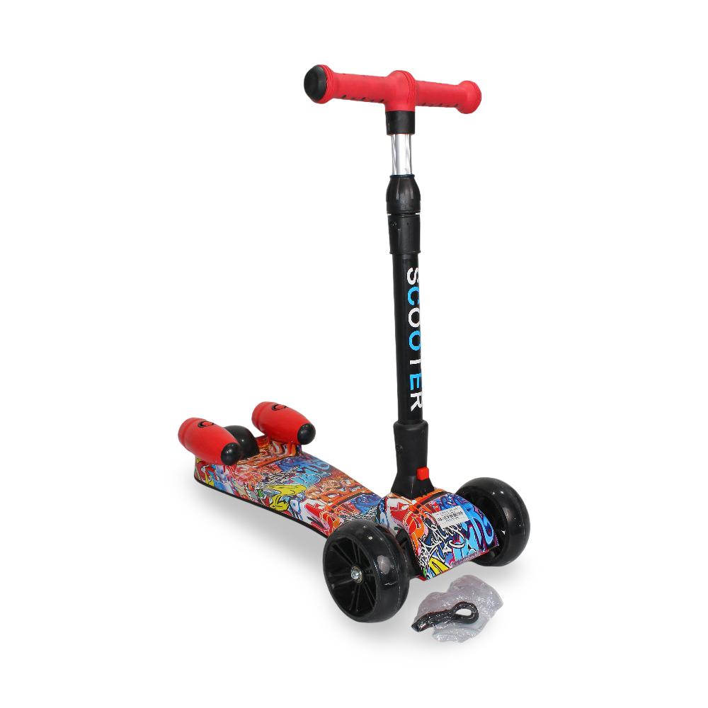 Manual Scooter with (Smoke, Music and Light) and Bluetooth