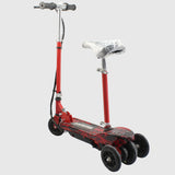 Red Kick E-Scooter Electric Seat Foldable Kids Electric Scooter