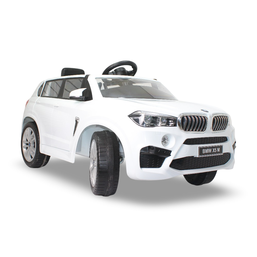 BMW X5 M Electric Ride-On Toy Car - White
