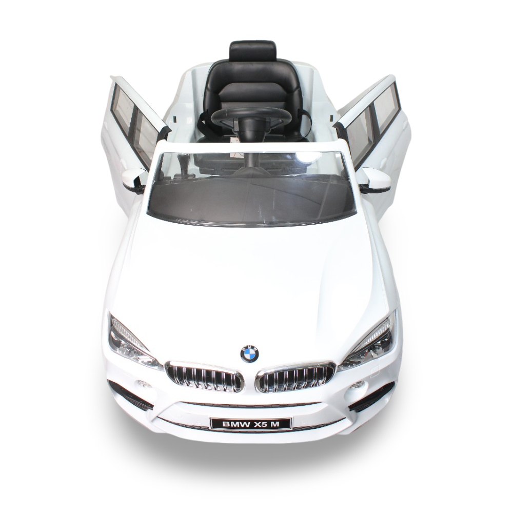 BMW X5 M Electric Ride-On Toy Car - White