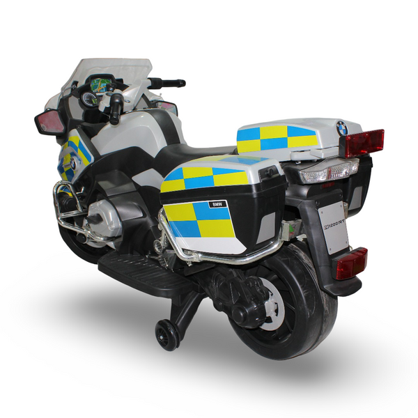 Kids Electric Ride On Police Bike 12v