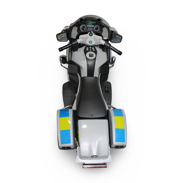 Kids Electric Ride On Police Bike 12v