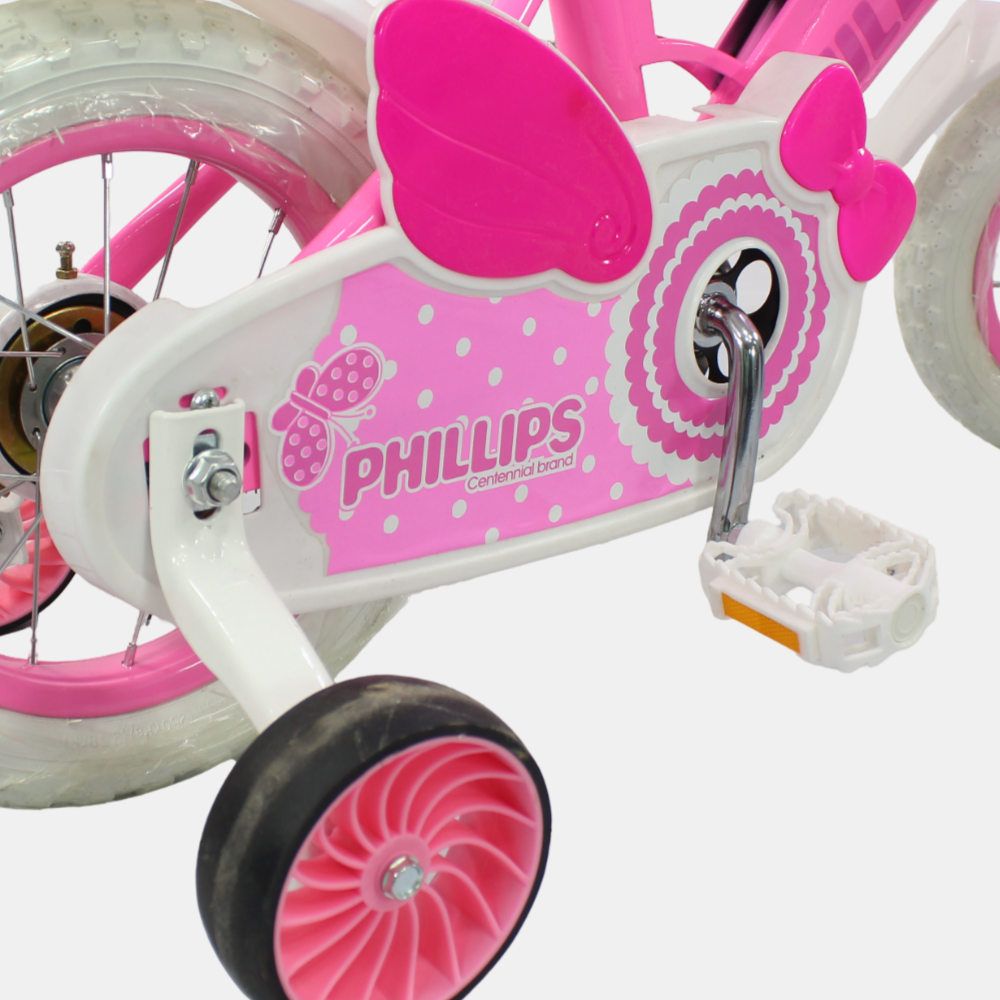 12" Girls Bicycle - Simple Design Pink