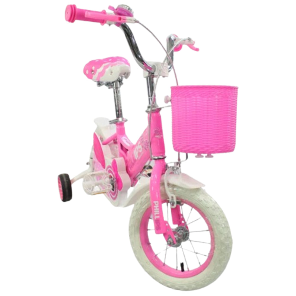12" Girls Bicycle - Simple Design Pink