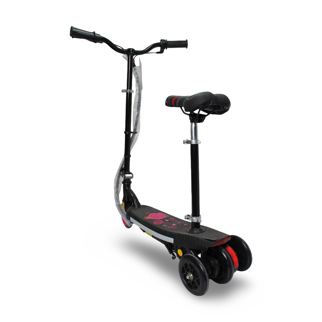 Electric Scooter with Adjustable Seat