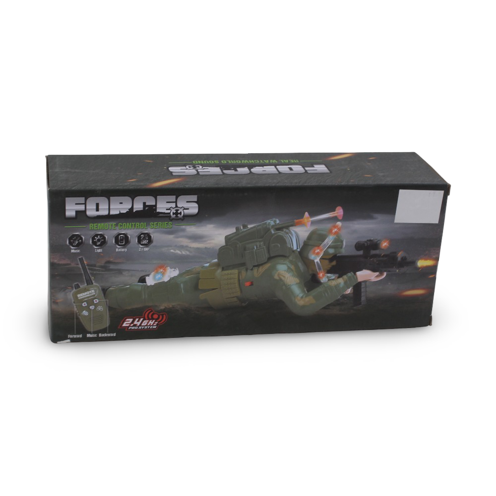 Forces Remote Control Series Crawling Soldier Toy