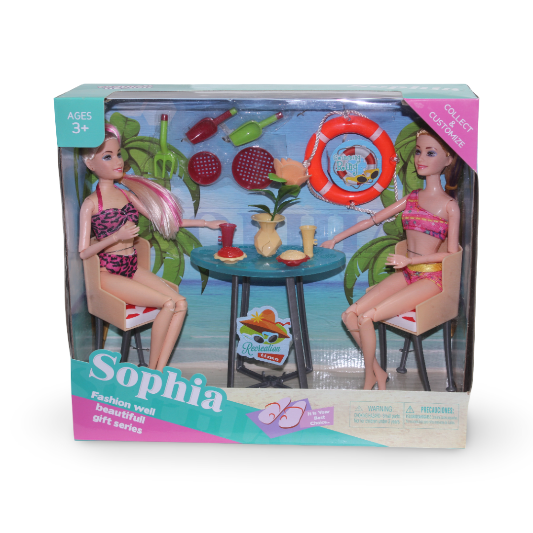 "Sophia" Fashion Doll Swimming Time Set