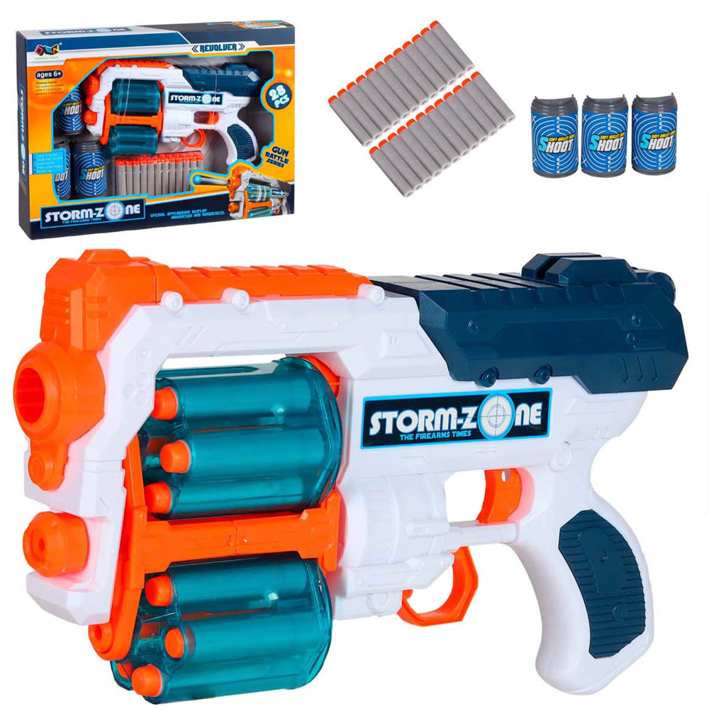 Cufan Storm-Zone "Gun Battle Series" Revolver – White