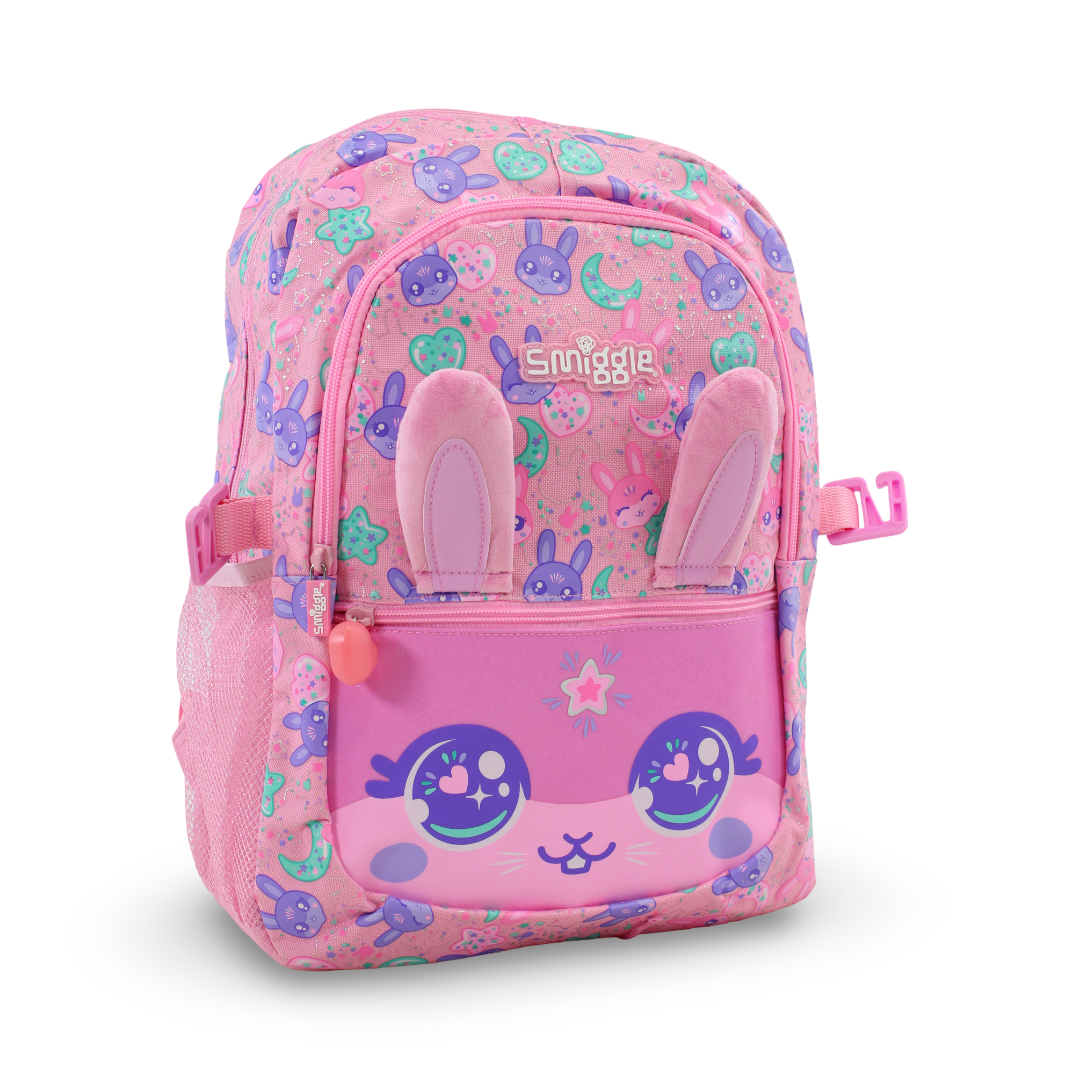 Smiggle Bunny Stars Classic Attach Backpack – 16 Inches