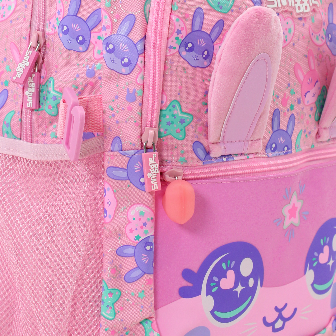 Smiggle Bunny Stars Classic Attach Backpack – 16 Inches