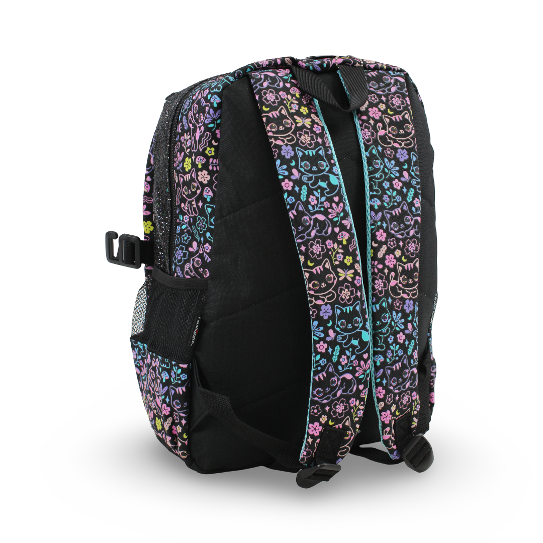 Smiggle Black Eclipse Classic Attach Backpack – 16 Inches