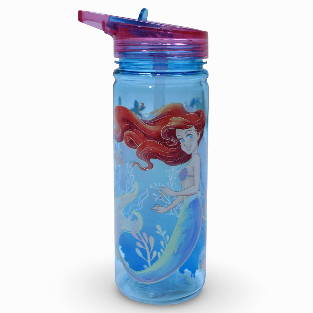 Little Mermaid Kids Straw Bottle with Handle – 580 ml