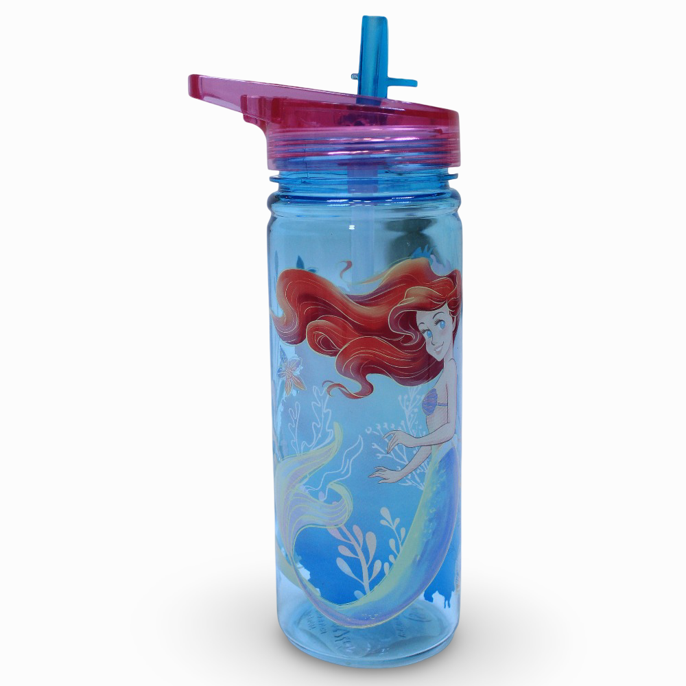 Little Mermaid Kids Straw Bottle with Handle – 580 ml