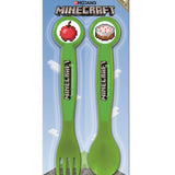 Minecraft Children's Cutlery Spoon Fork Set