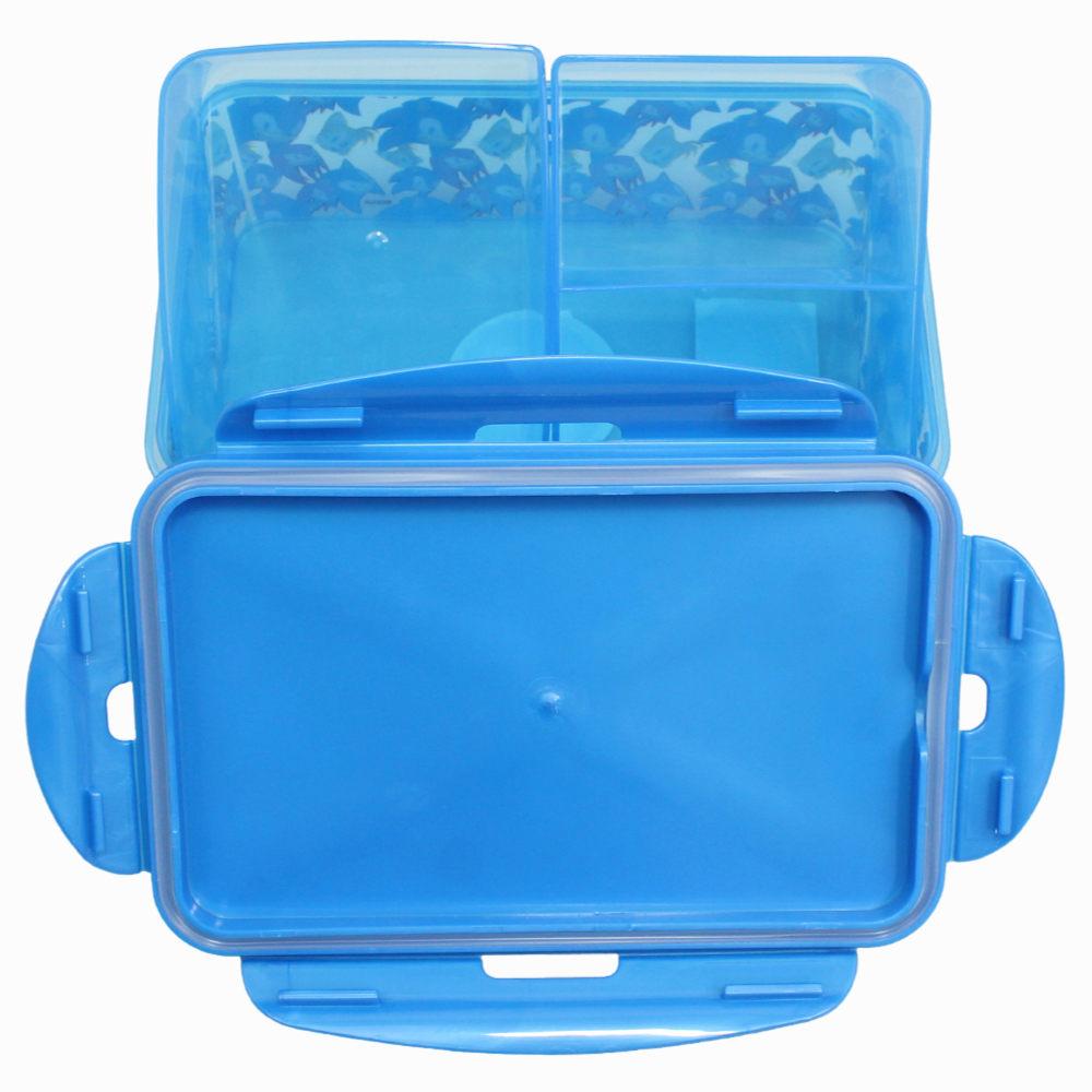 Stor Sonic Rectangular Food Container with Removable Compartments 1190ml
