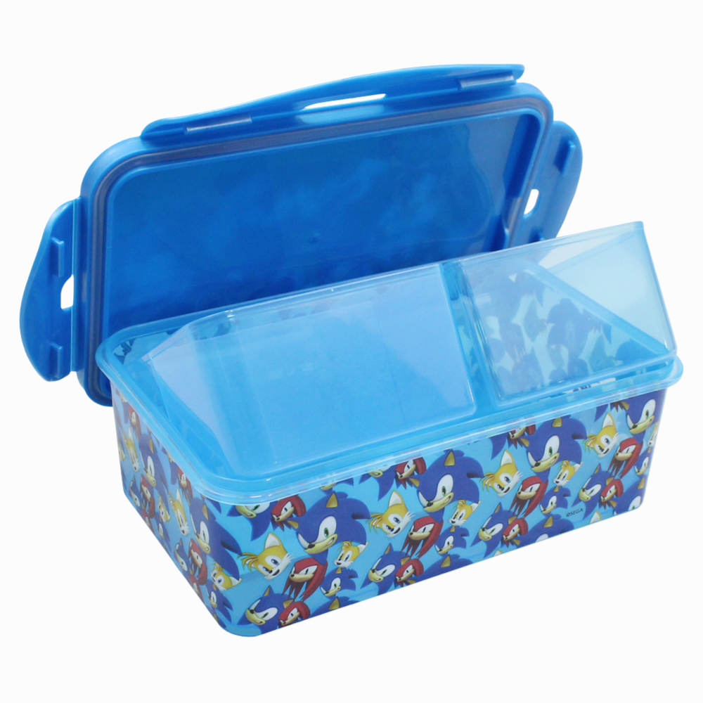 Stor Sonic Rectangular Food Container with Removable Compartments 1190ml