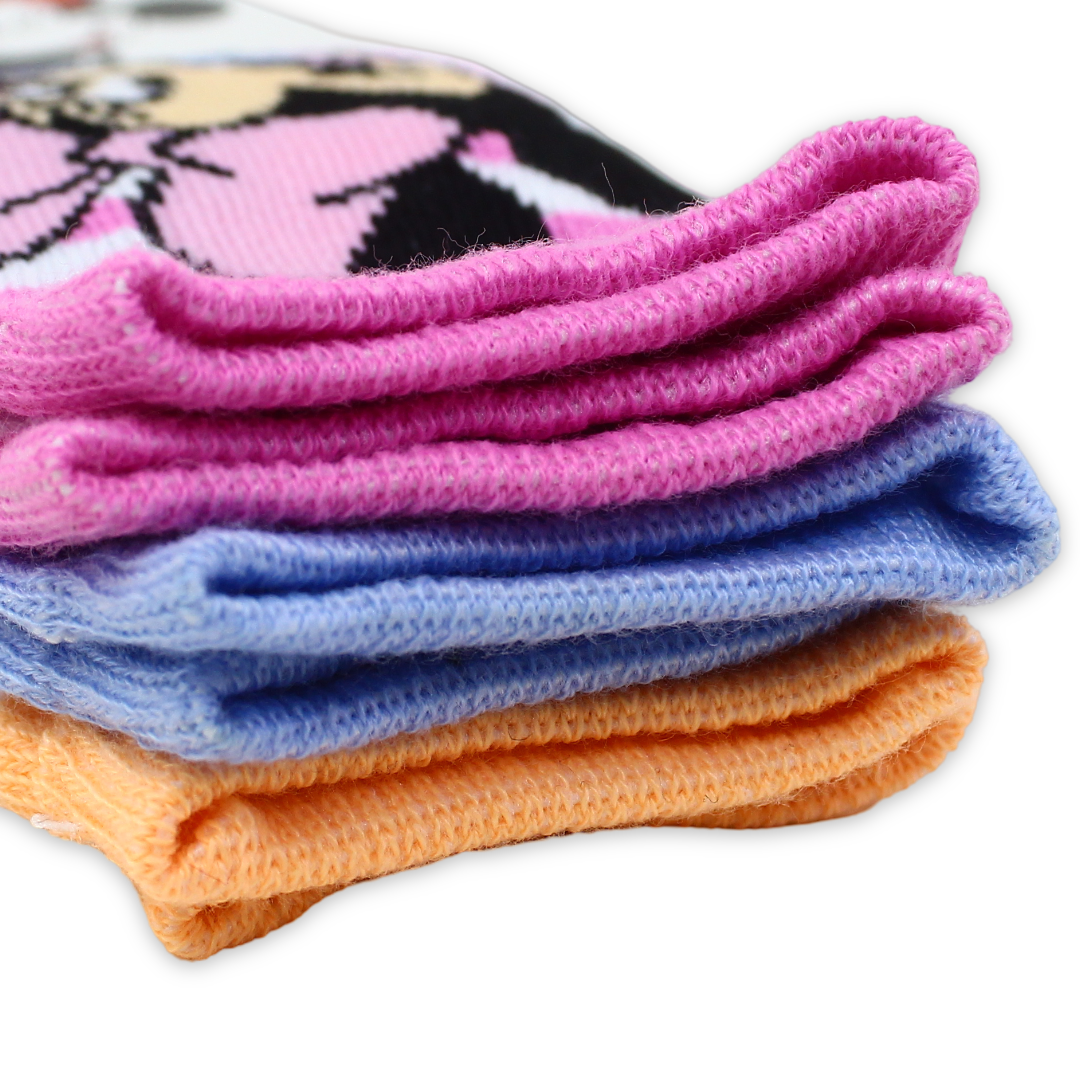 Minnie Mouse Girls Socks – Pack Of 3