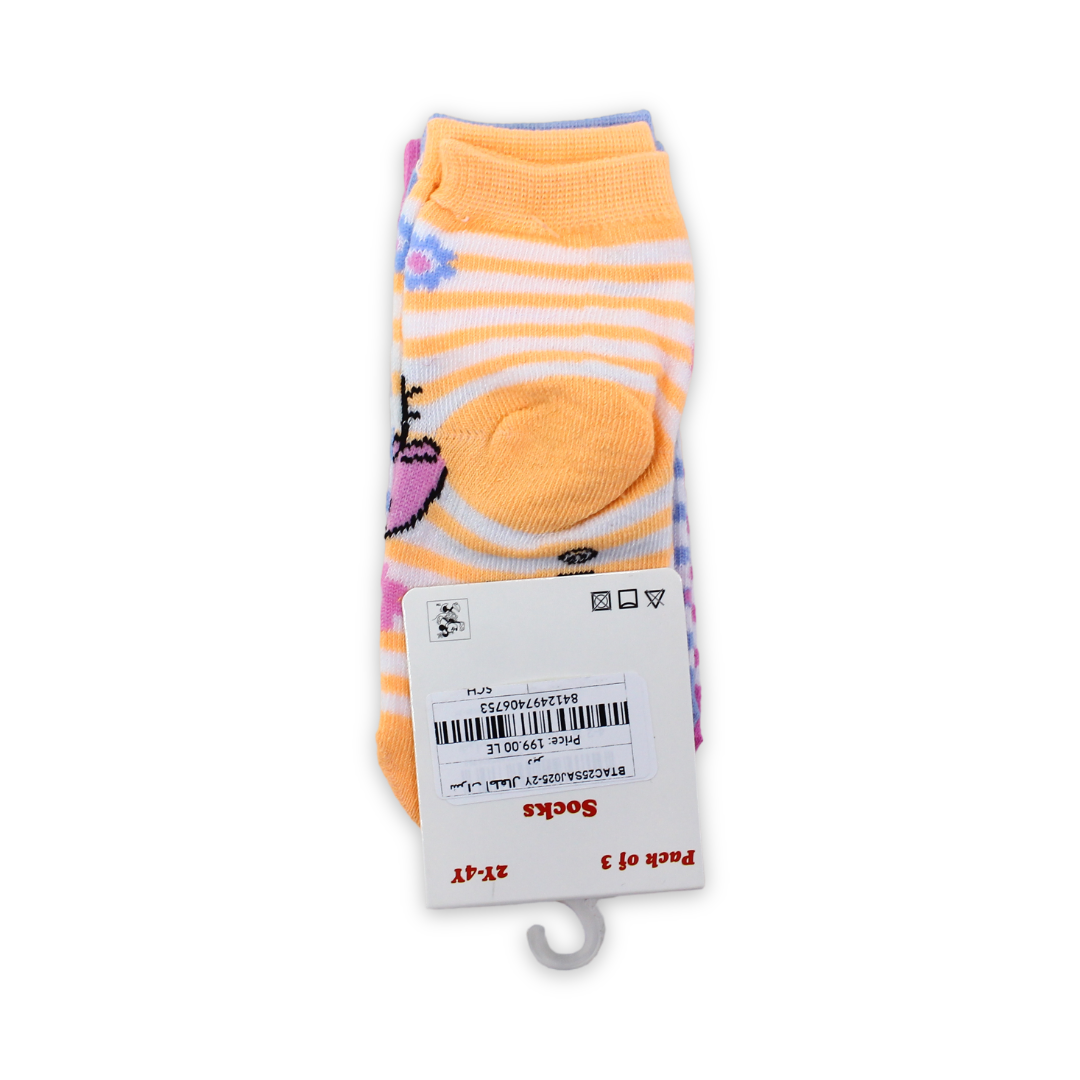 Minnie Mouse Girls Socks – Pack Of 3