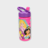 Stor Princesses Sports Water Bottle with Straw and Built-in Handle 410ml0