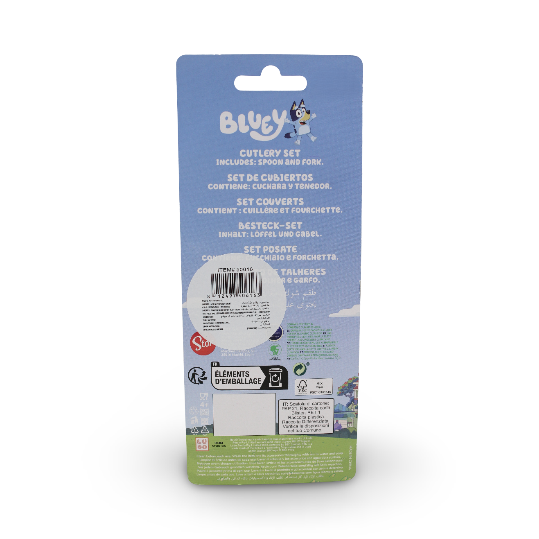 Stor Bluey Spoon and Fork Set