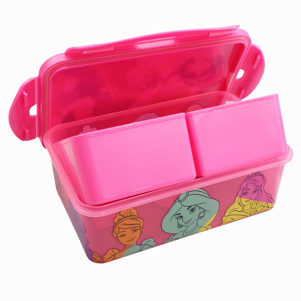 Stor Princess Rectangular Food Container with Removable Compartments 1190ml