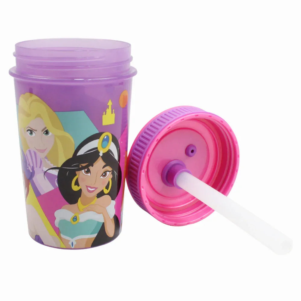 Stor Princess Leakproof Silicone Straw Tumbler 465ml