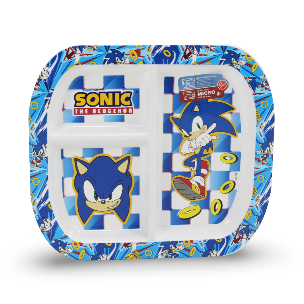 Stor Sonic 3-Section Reusable Microwave Plate