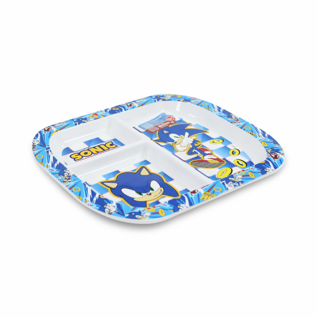 Stor Sonic 3-Section Reusable Microwave Plate