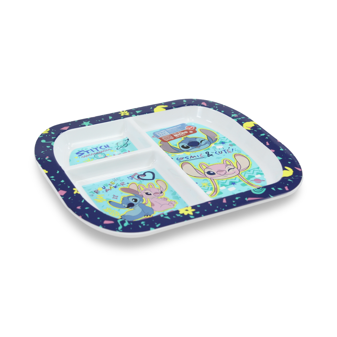 Stor Stitch 3-Section Reusable Microwave Plate