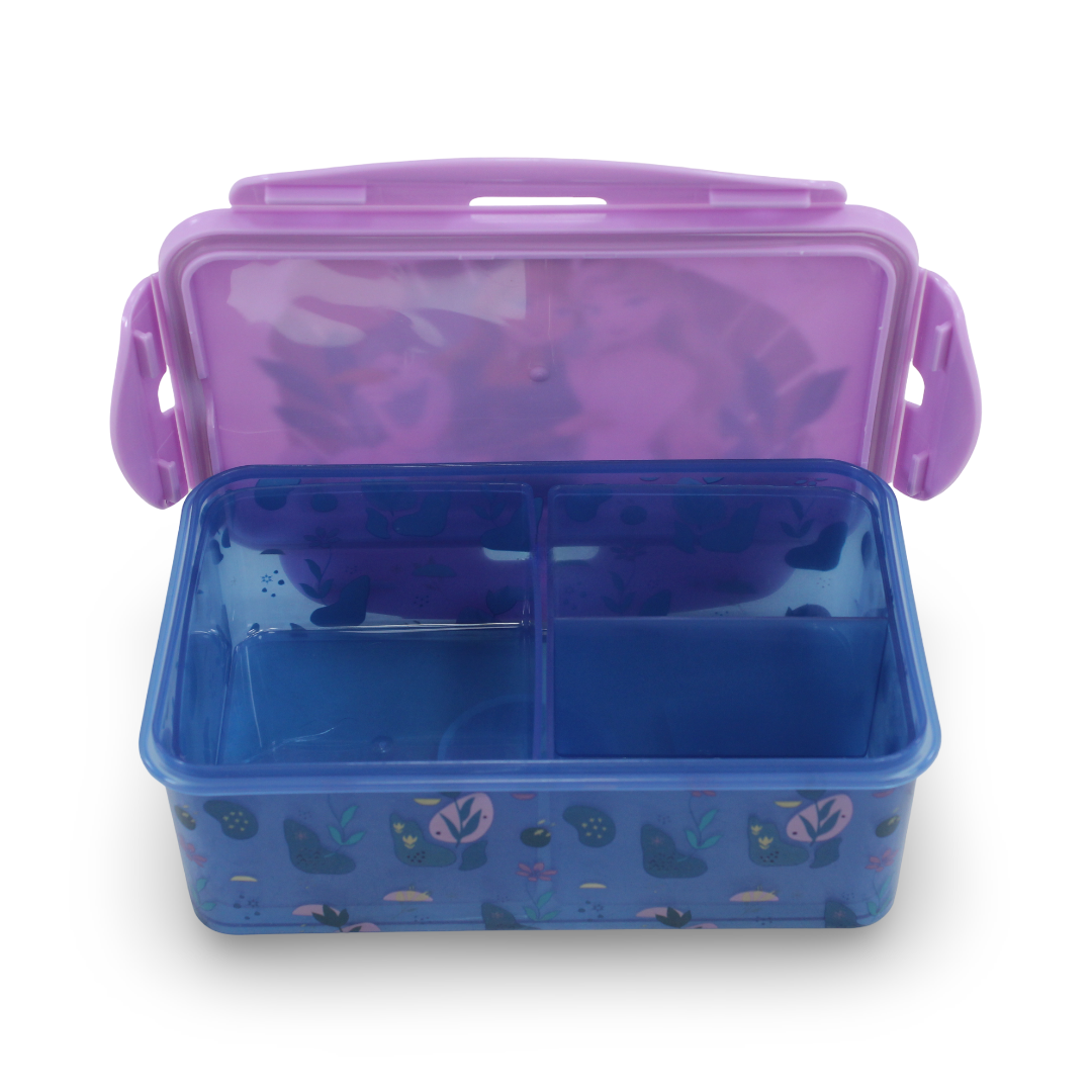 Stor Frozen Rectangular Food Container with Removable Compartments – 1190ml