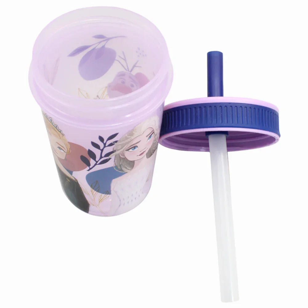 Stor Frozen Leakproof Silicone Straw Tumbler 465ml