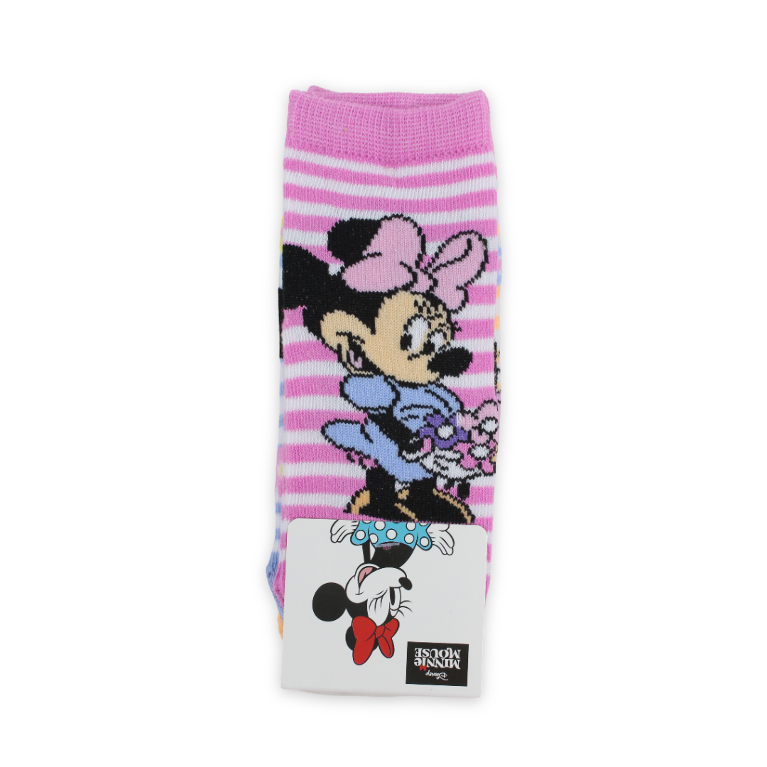 Girls Minnie Mouse Socks – Pack Of 3