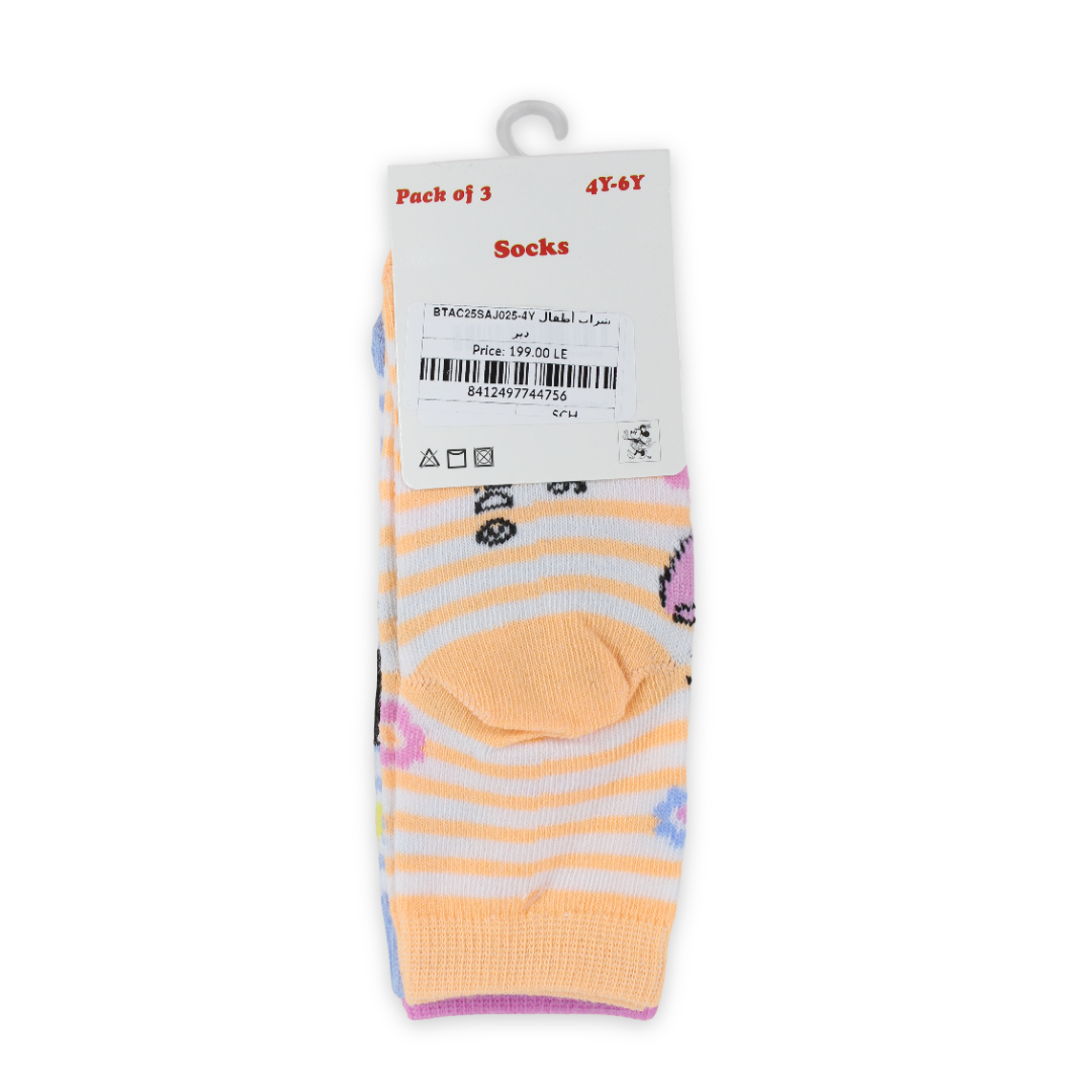 Girls Minnie Mouse Socks – Pack Of 3