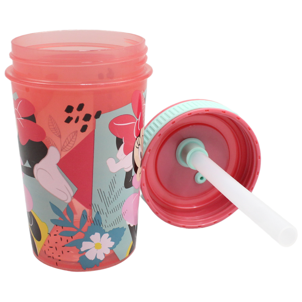 Stor Minnie Leakproof Silicone Straw Tumbler 465ml