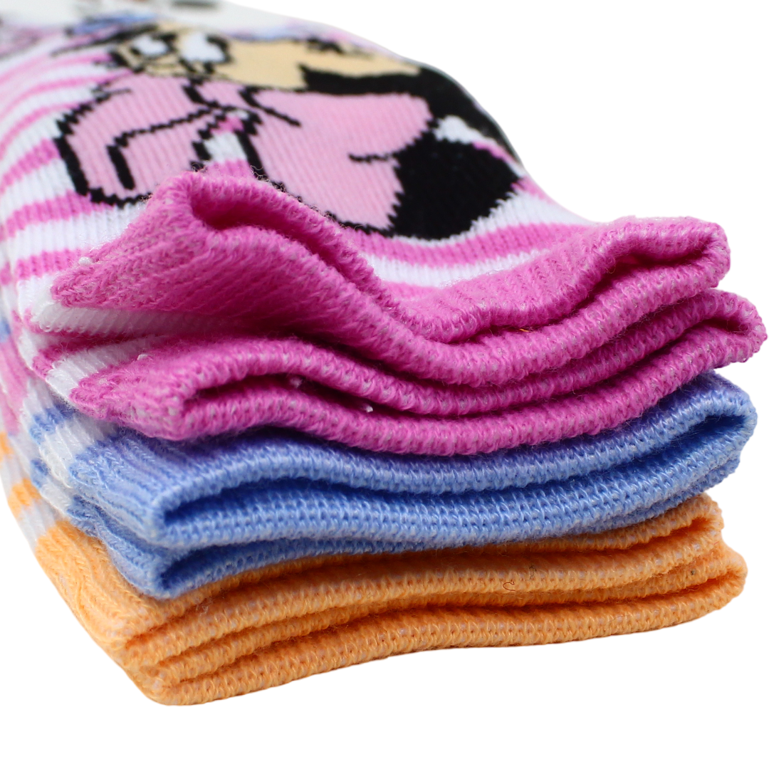 Minnie Mouse Girls Socks – Pack Of 3