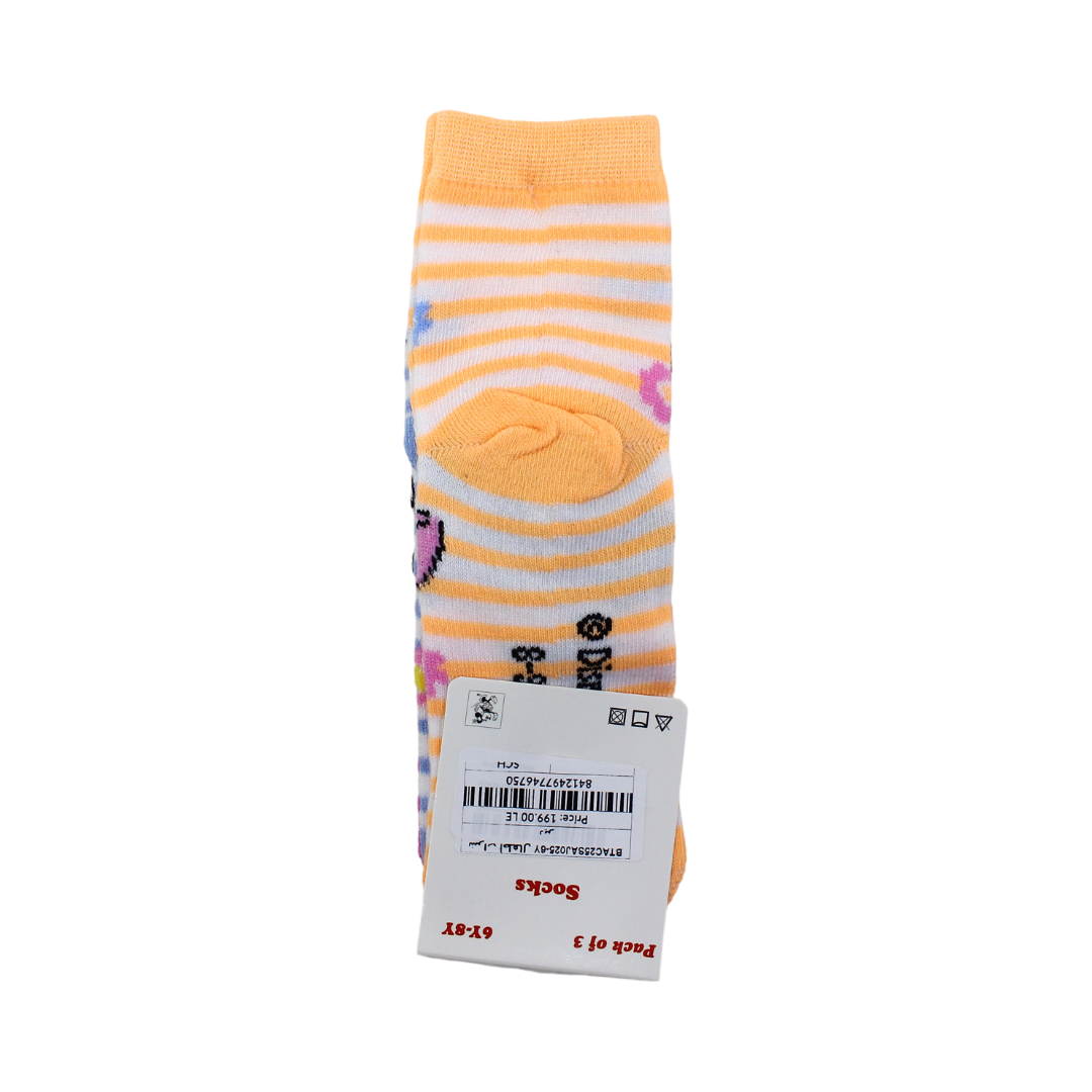 Minnie Mouse Girls Socks – Pack Of 3