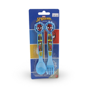 Stor Spider-Man Cutlery Set (Fork and Spoon) – Baby Blue - Assortments