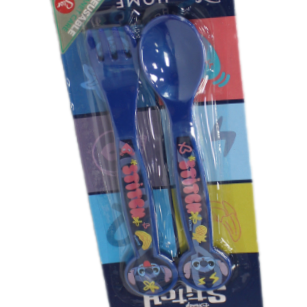 Stitch Children's Cutlery Set - 2 Pcs
