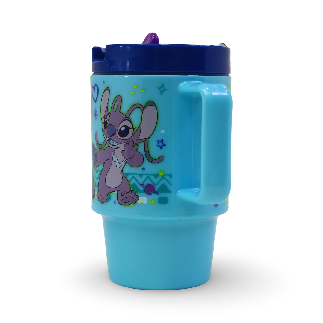 Stitch & Angel Plastic Drinking Bottle – 530ml