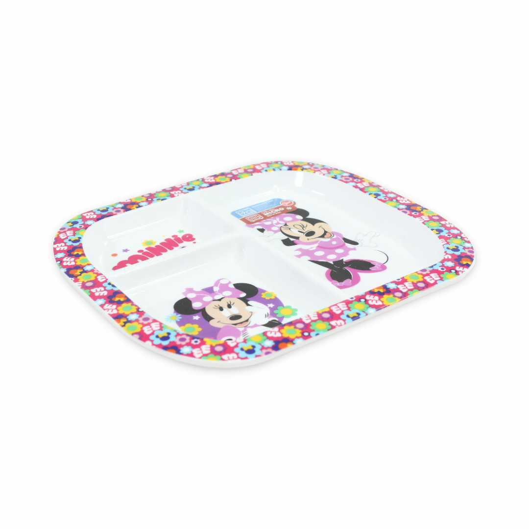 Stor Minnie Mouse Divided Plate 3 Piece