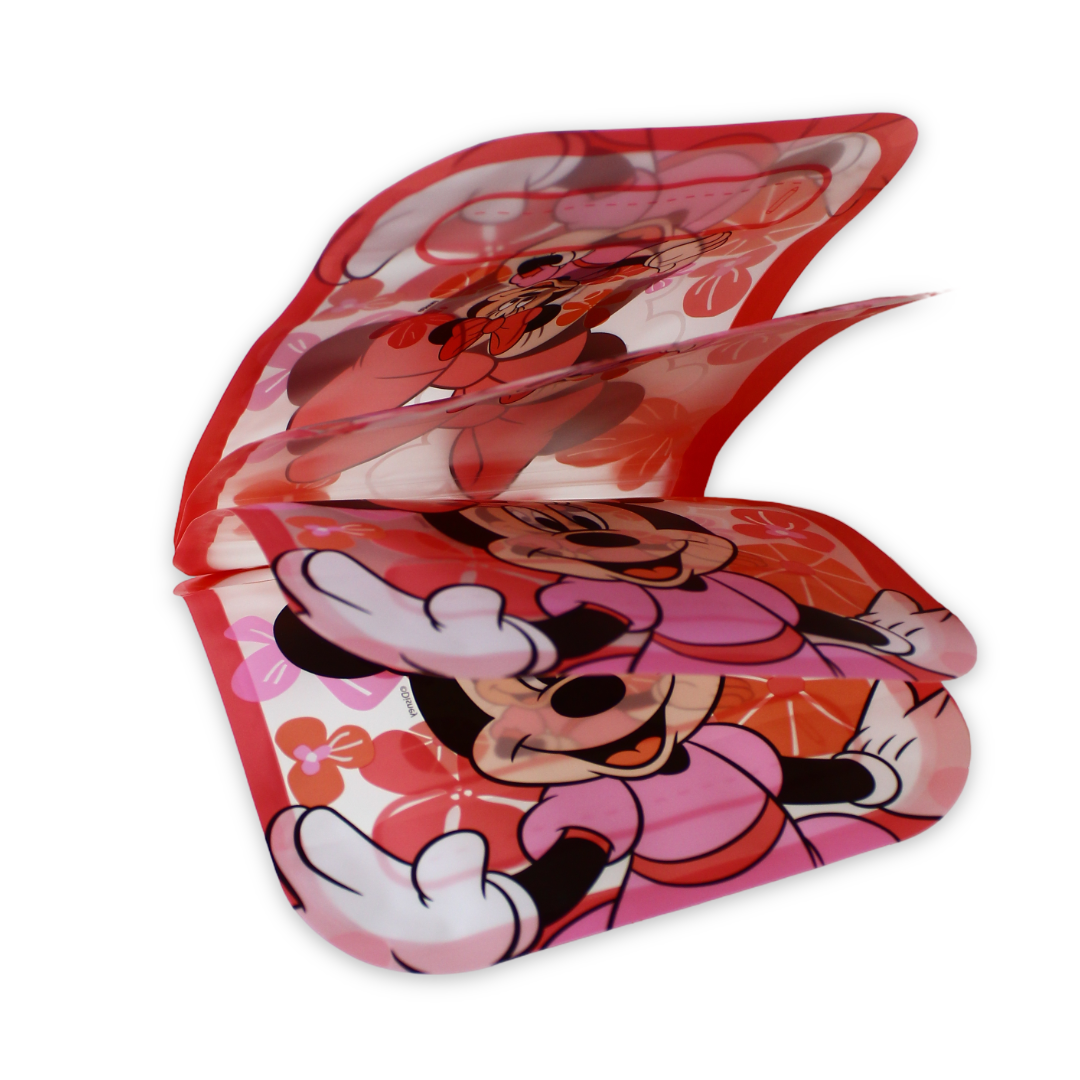 Stor 4-Piece Minnie Mouse Reusable Zipper Bag Set