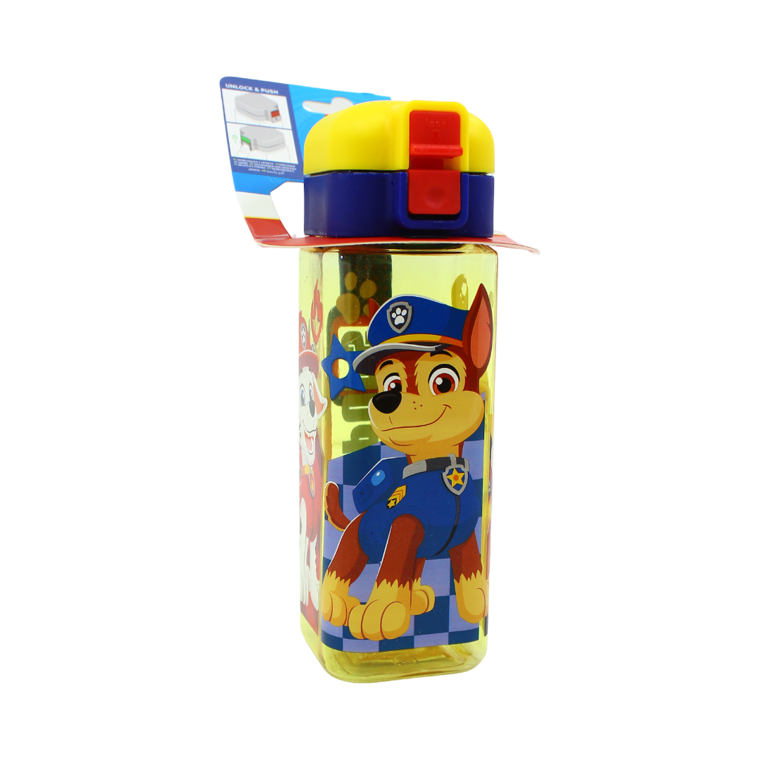 Stor Paw Patrol Safety Lock Square Water Bottle – 550ml