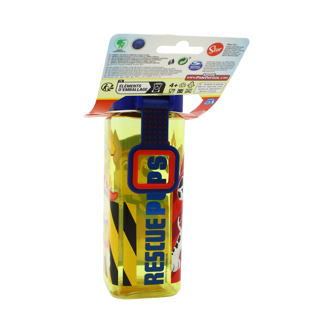 Stor Paw Patrol Safety Lock Square Water Bottle – 550ml