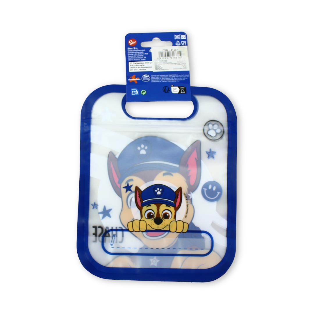 Stor Paw Patrol 4-Piece Reusable Zip-Lock Bag Set