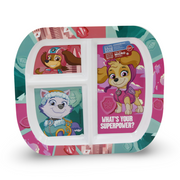 Stor Paw Patrol Girl Microwave Divided Plate – 3 Piece - Assortments